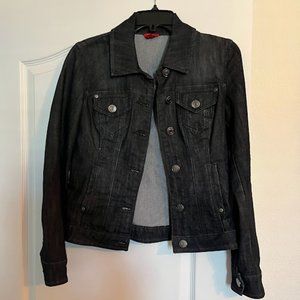 Guess Dark Blue Jean Jacket Size S